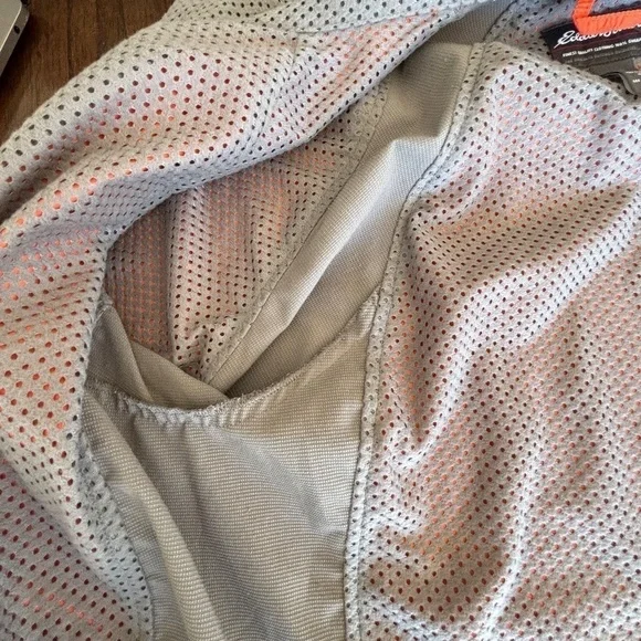 Eddie Bauer orange lightweight windbreaker size M - Picture 8 of 15
